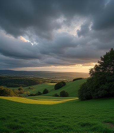 British conservation trust logo style landscape